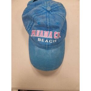 Alvins Island‎ Panama City Beach Hat Cap Souvenir Blue Adjustable Strapback